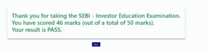 SEBI - Investor Education Examination